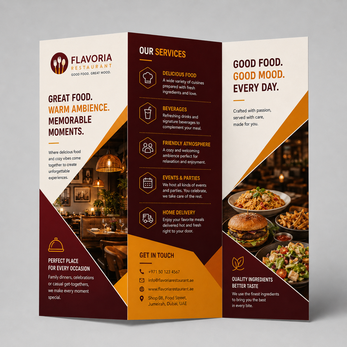 Brochure Real Size (Wood free paper 100gsm)