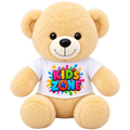 Teddy Bear Plush Toy with Printable White T-Shirt (Big)