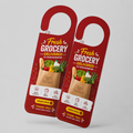 Door Hanger Cane Design (Matt Lamination 350gsm)