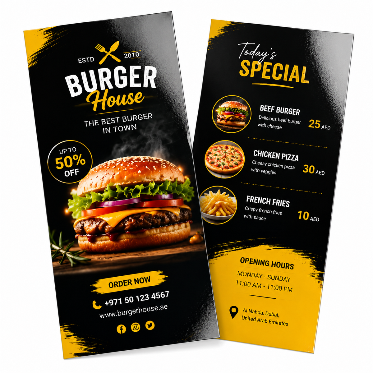 Flyer DL (Glossy paper 200gsm)