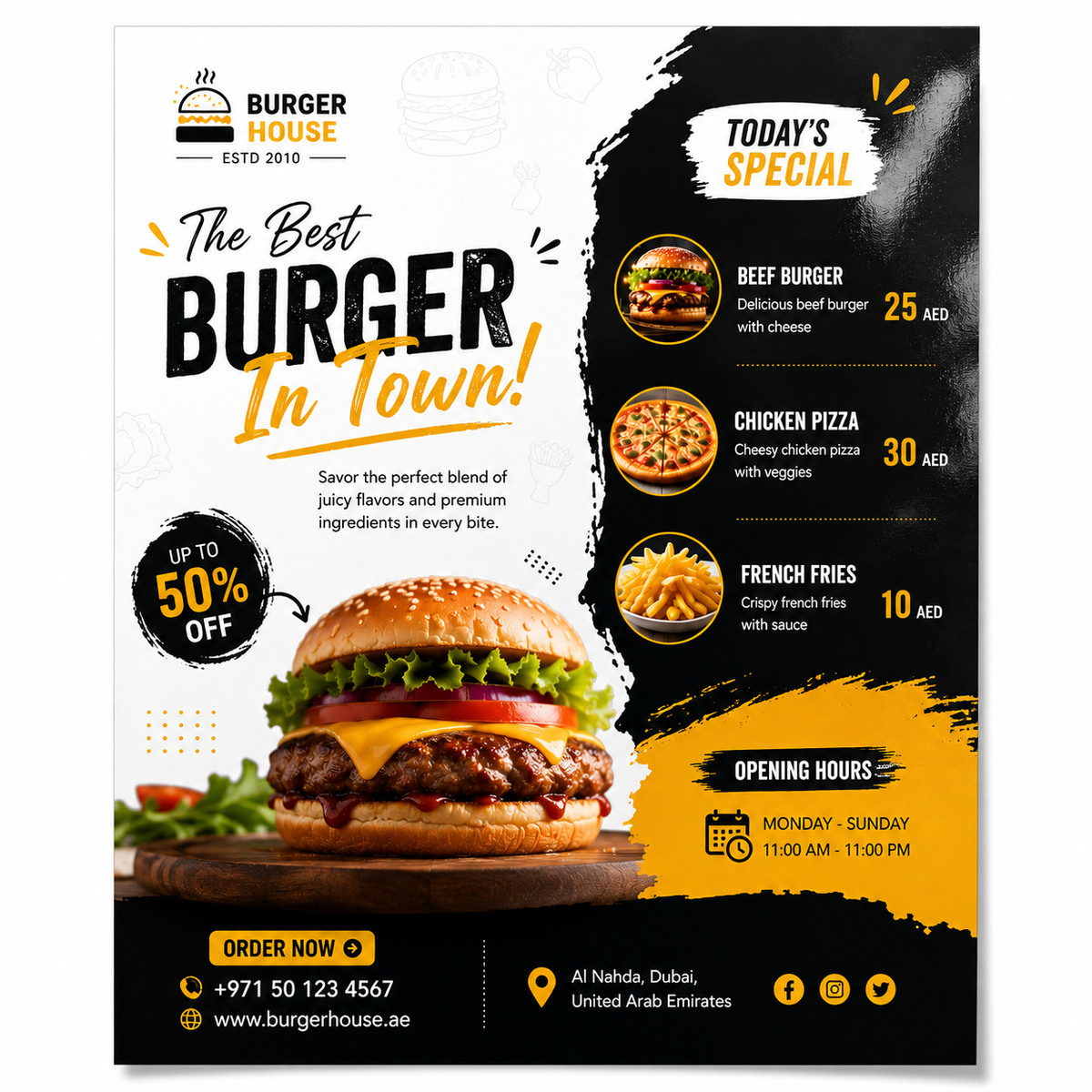 Flyer Real Size (Glossy paper 200gsm)