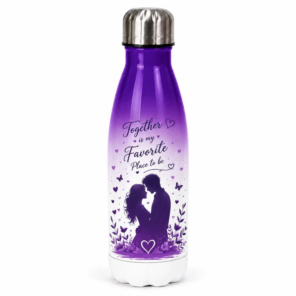 Sublimation steel vacuum bottle 350 ml 2 color