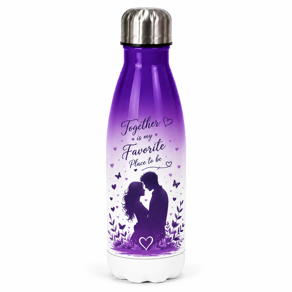 Sublimation steel vacuum bottle 350 ml 2 color