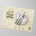 Table Mat - 1 or 2 Color (Glossy 135gsm)