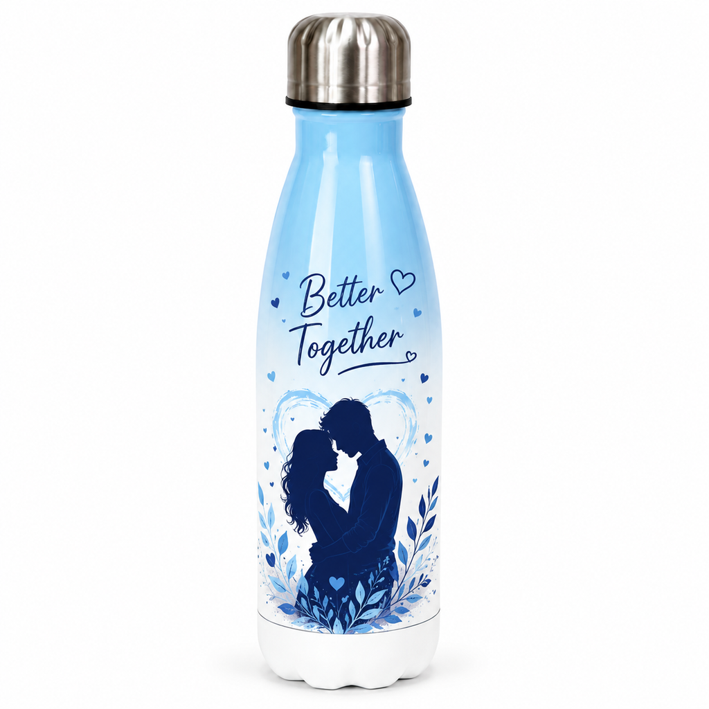 Sublimation steel vacuum bottle 350 ml 2 color