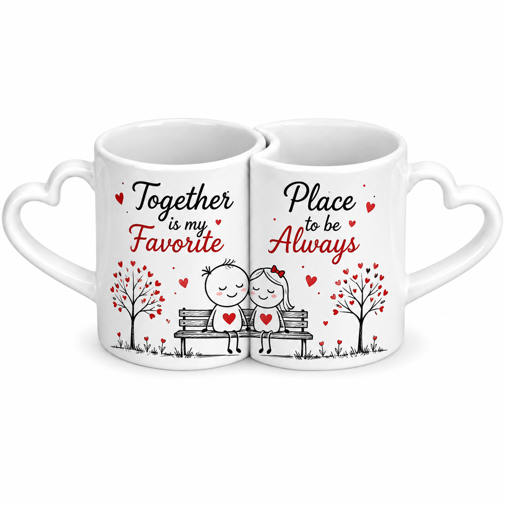 Ceramic Love Mug Set