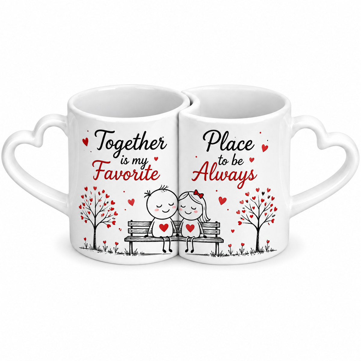 Ceramic Love Mug Set