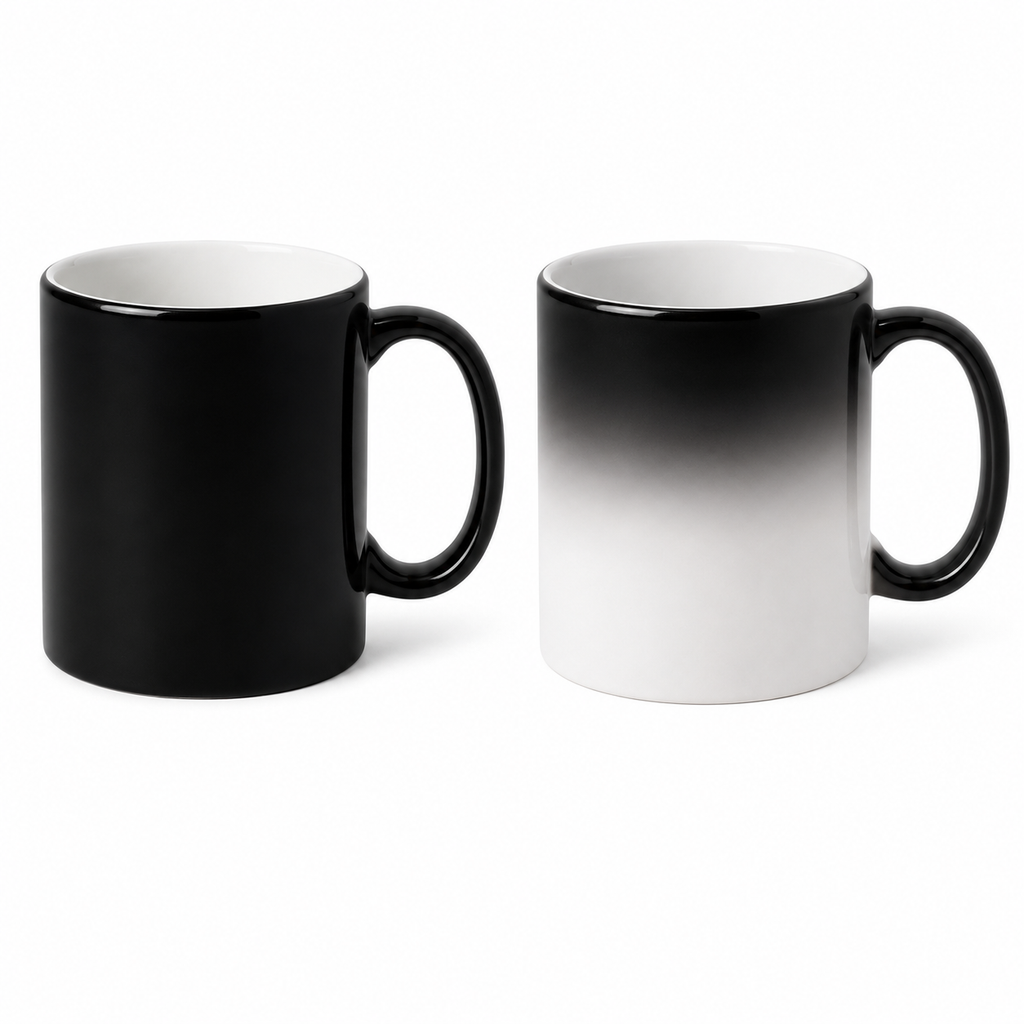 Matte Black Color Changing Ceramic Mug {Magic Mug}