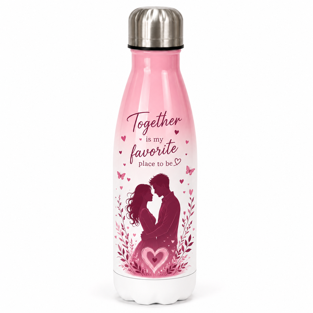 Sublimation steel vacuum bottle 350 ml 2 color