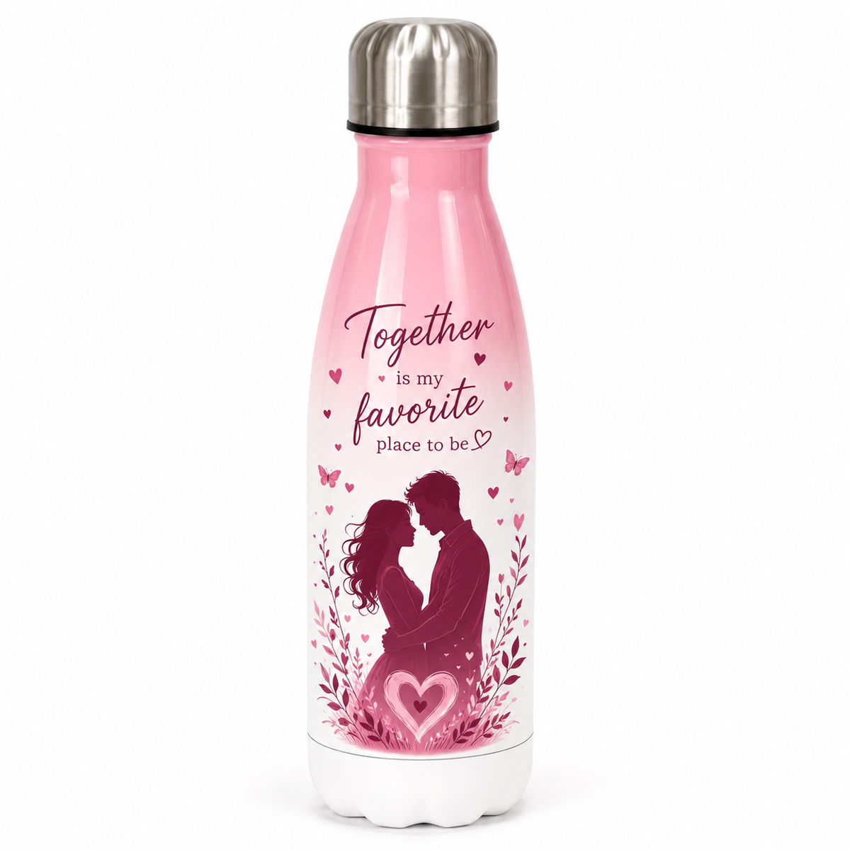 Sublimation steel vacuum bottle 350 ml 2 color