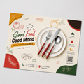 Table Mat - 4 Color (Glossy 135gsm)